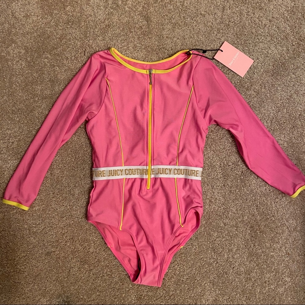 Juicy Couture Girls rashguard swimsuit